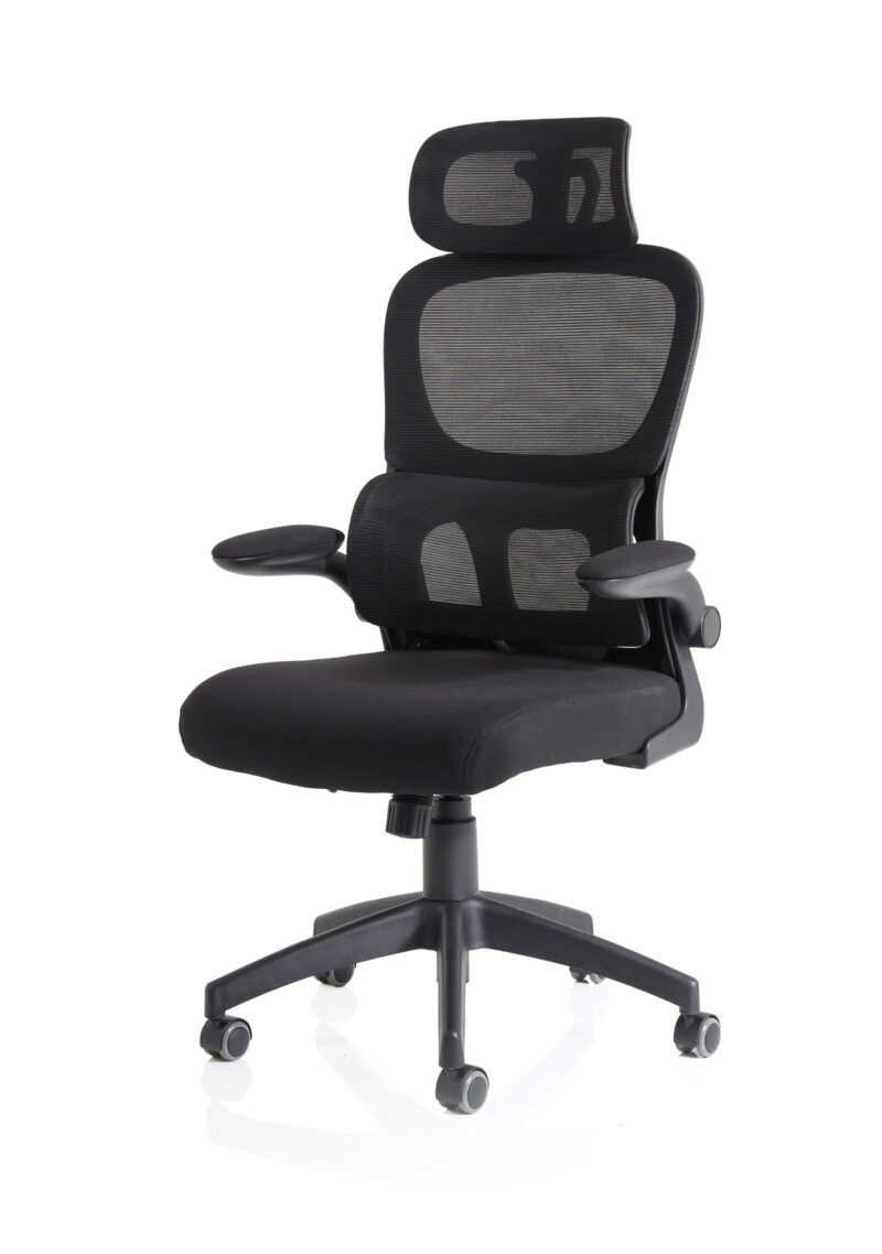 Bloom Task Operator Mesh Back Fabric Seat With Headrest - Image 3