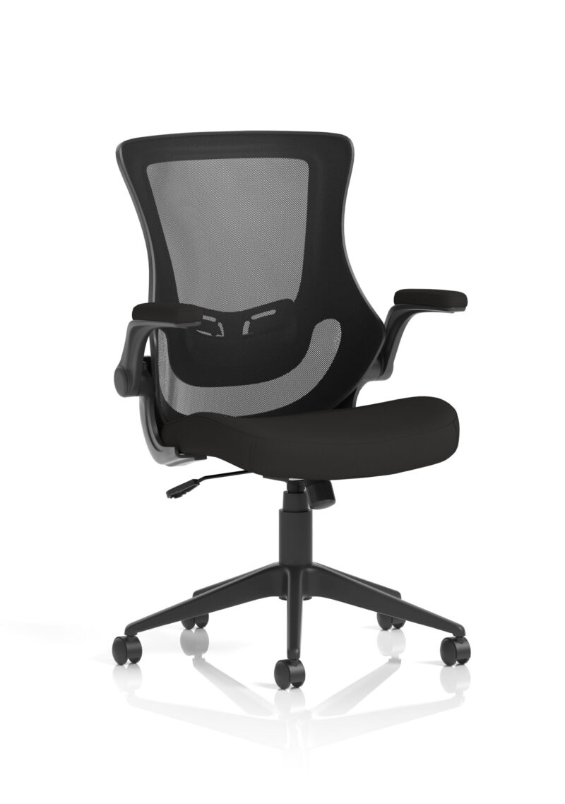 GalaxyX Black Mesh Back Chair - Image 21