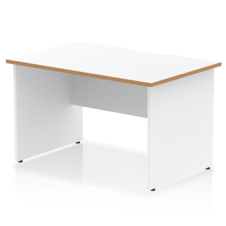 Surge Scalloped Edge 1200mm Straight Desk Panel End Leg