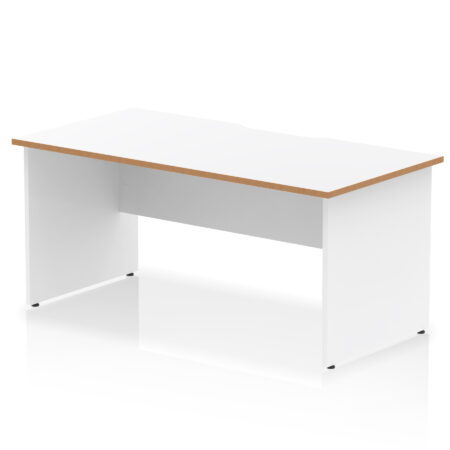 Surge Scalloped Edge 1600mm Straight Desk Panel End Leg