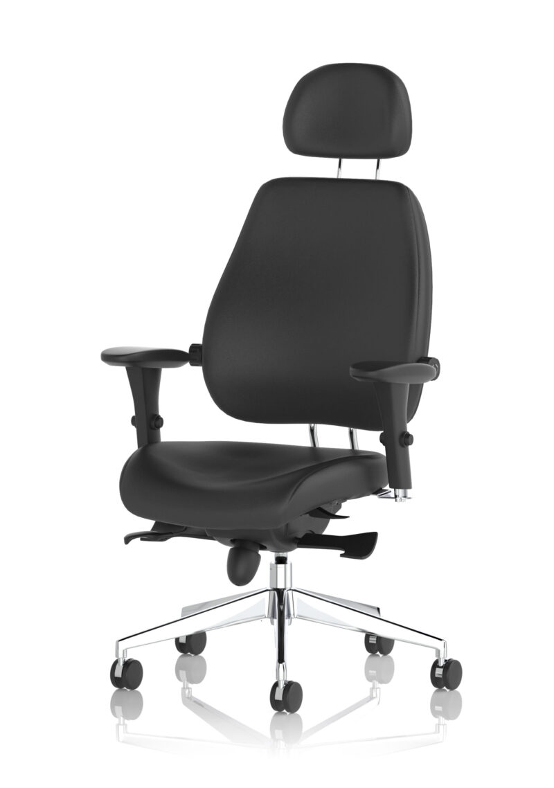 Align Plus Ultimate High Back Ergonomic Posture Chair with Arms and Headrest - Image 3