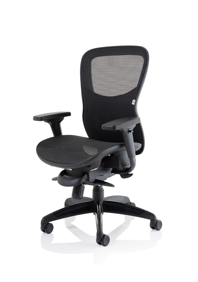 Shadow Shadow High Mesh Back Ergonomic Posture Chair with Arms - Image 3