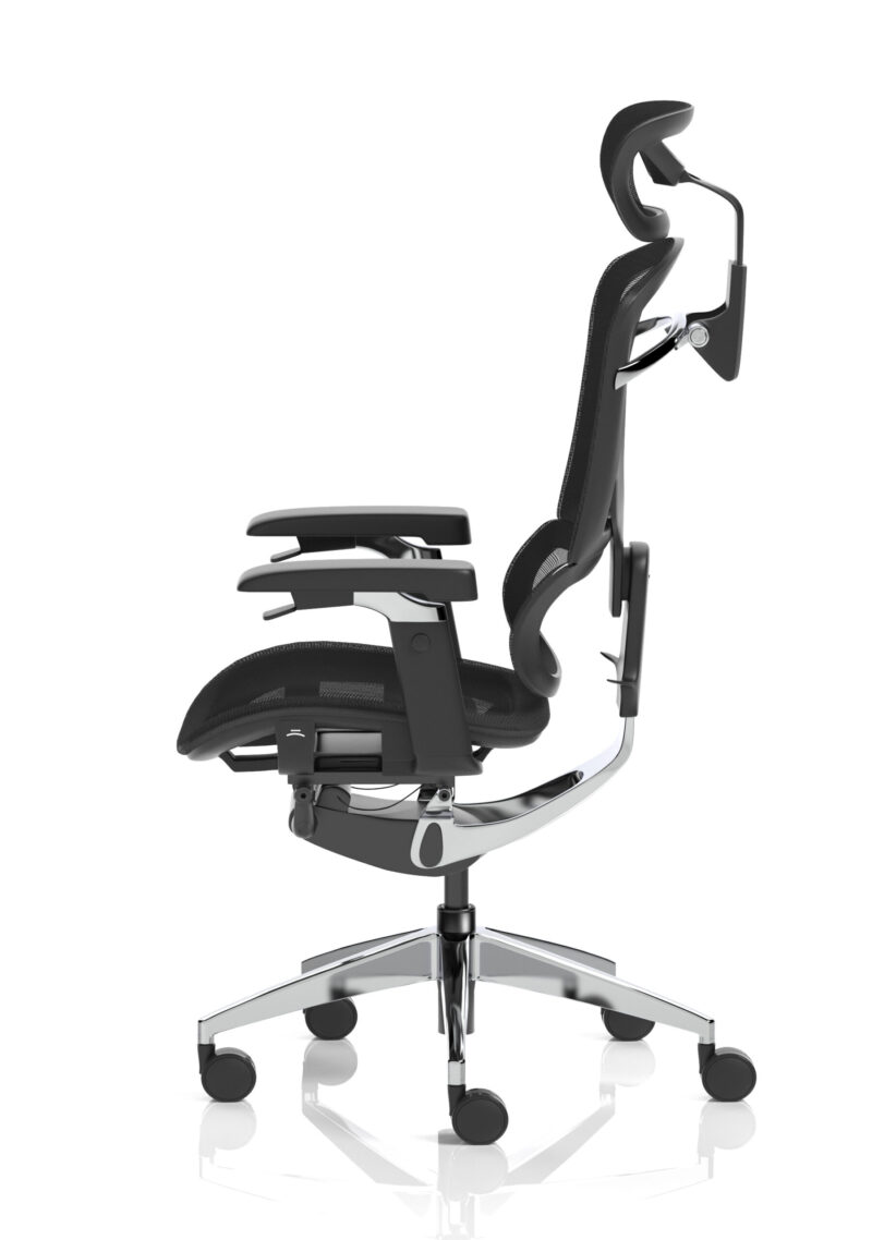 Aligno Click Plus High Back Alignonomic Posture Office Chair with Arms and Headrest - Image 12