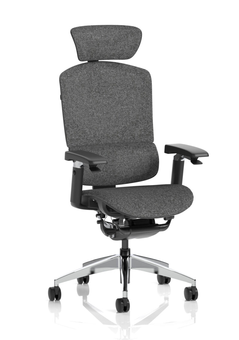 Aligno Click Plus High Back Alignonomic Posture Office Chair with Arms and Headrest - Image 17
