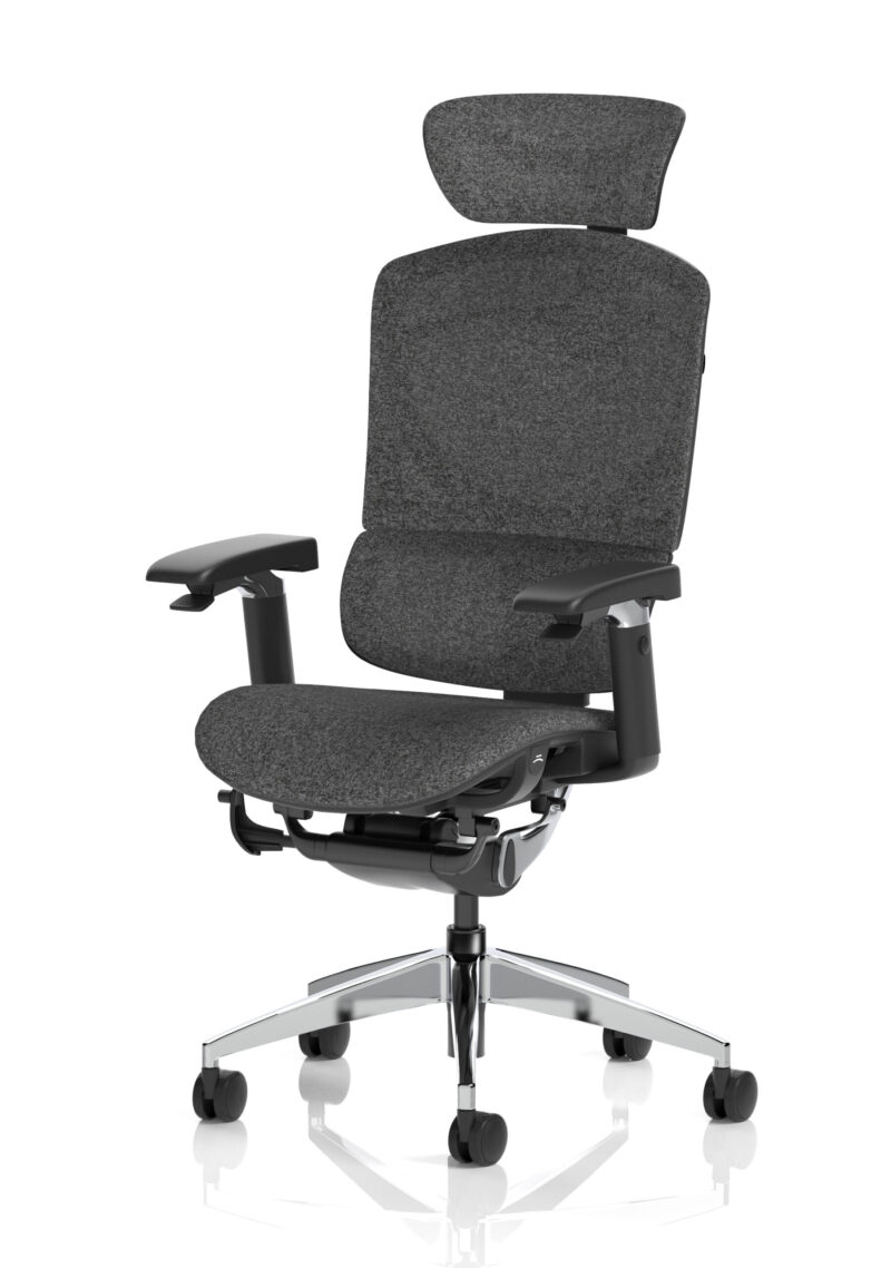Aligno Click Plus High Back Alignonomic Posture Office Chair with Arms and Headrest - Image 19