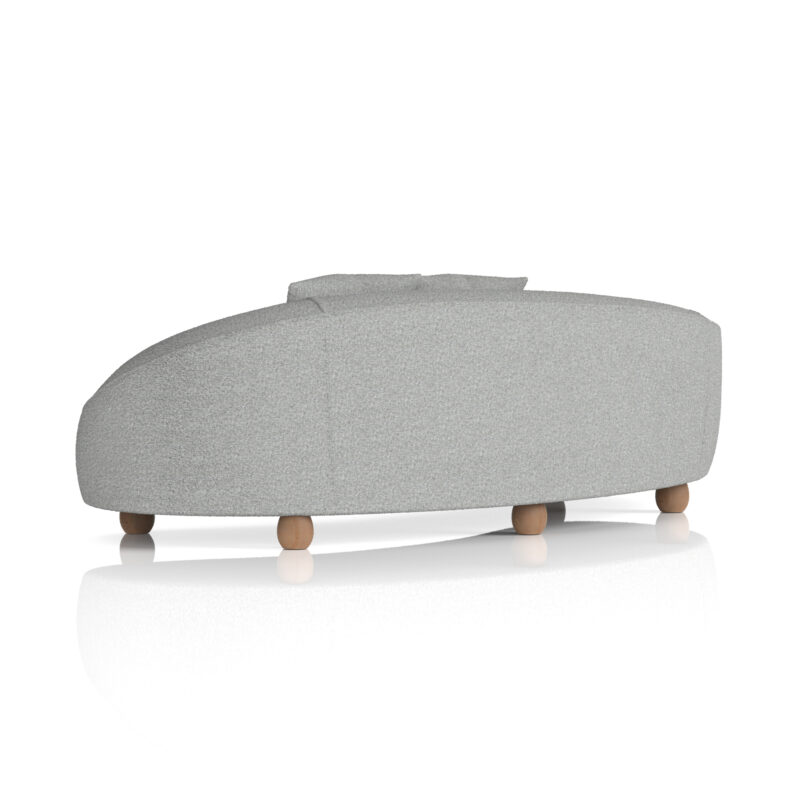 Ivy 3 Seater Curved Sofa - Image 5