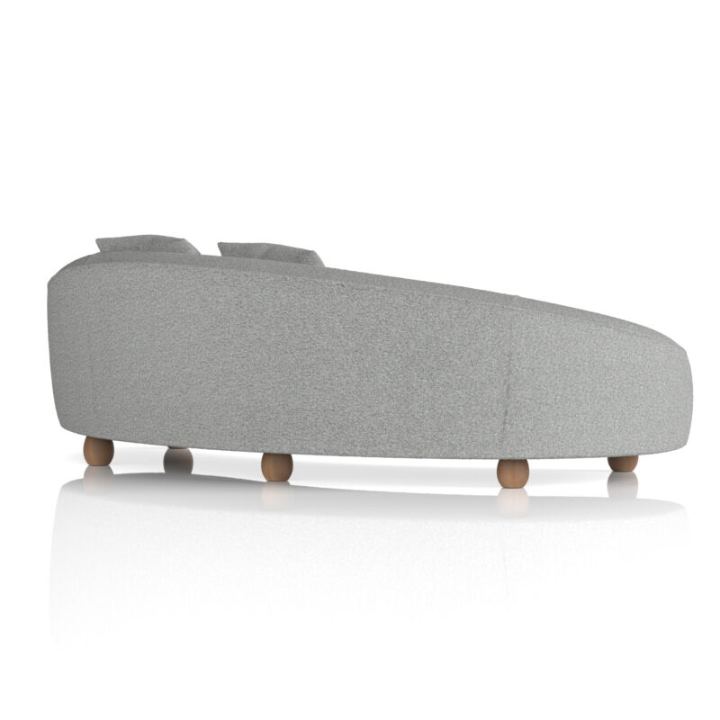 Ivy 3 Seater Curved Sofa - Image 7
