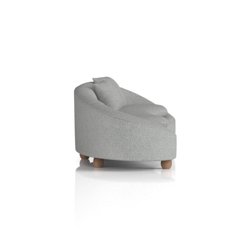 Ivy 3 Seater Curved Sofa - Image 8