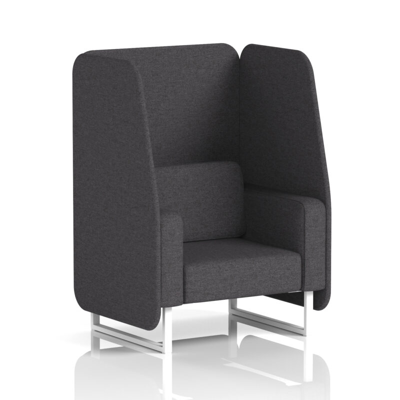 Greywood Open Booth With White Legs in Single Tone - Image 19