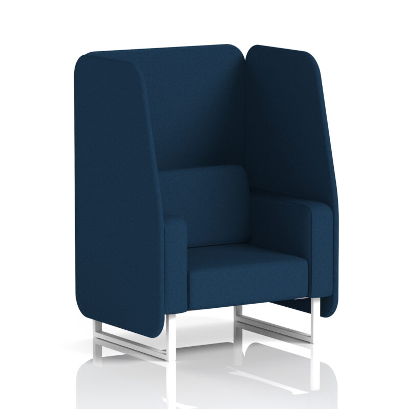 Greywood Open Booth With White Legs in Single Tone - Image 22