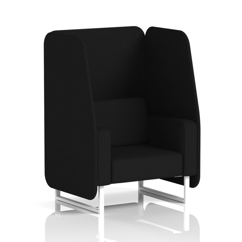 Greywood Open Booth With White Legs in Single Tone - Image 25