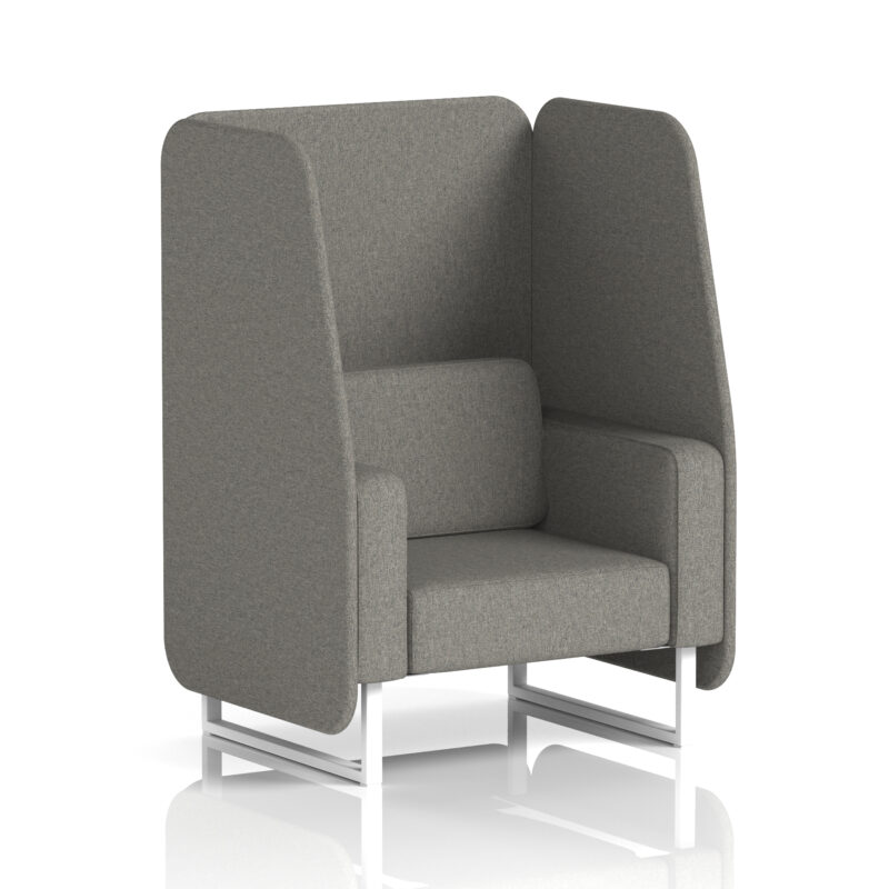 Greywood Open Booth With White Legs in Single Tone - Image 28