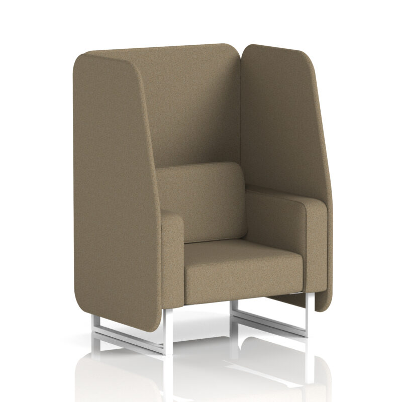 Greywood Open Booth With White Legs in Single Tone - Image 37