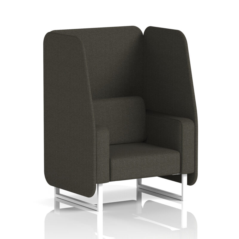 Greywood Open Booth With White Legs in Single Tone - Image 46