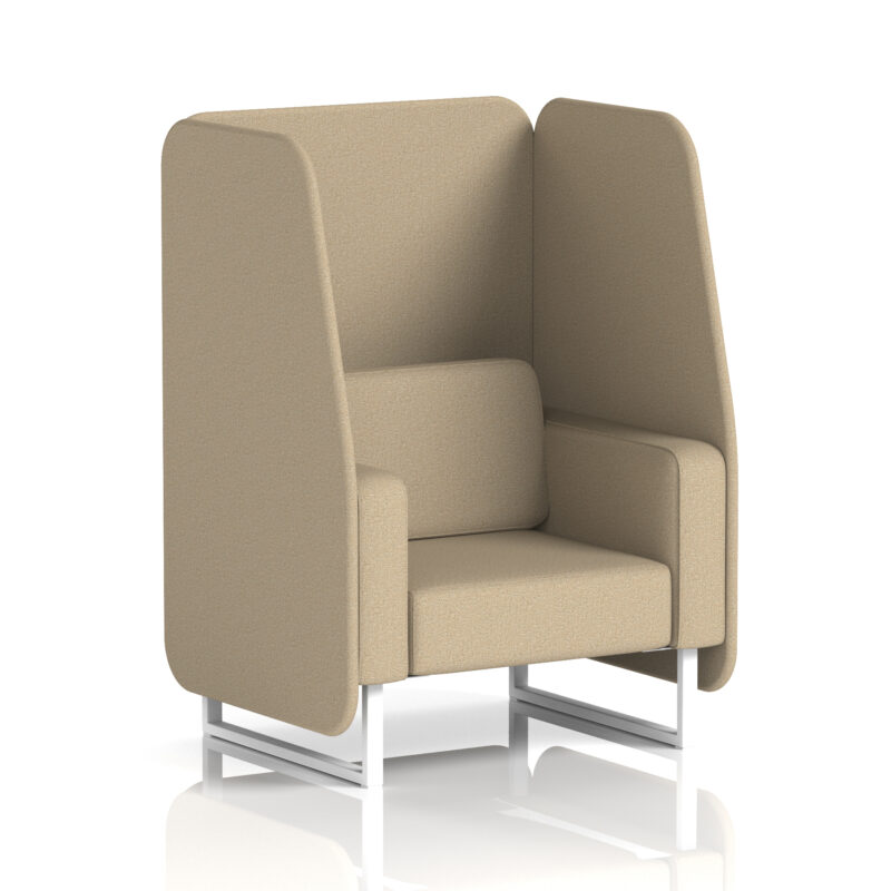 Greywood Open Booth With White Legs in Single Tone - Image 49