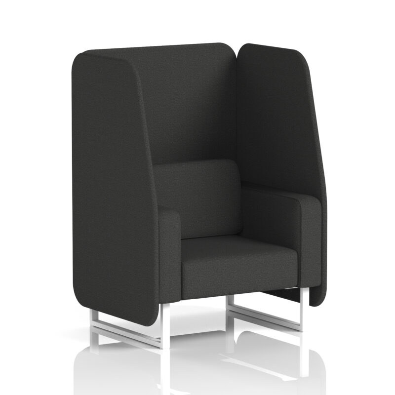 Greywood Open Booth With White Legs in Single Tone - Image 61