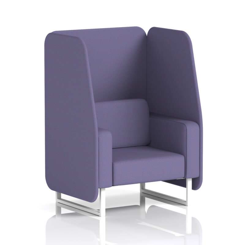 Greywood Open Booth With White Legs in Single Tone - Image 64