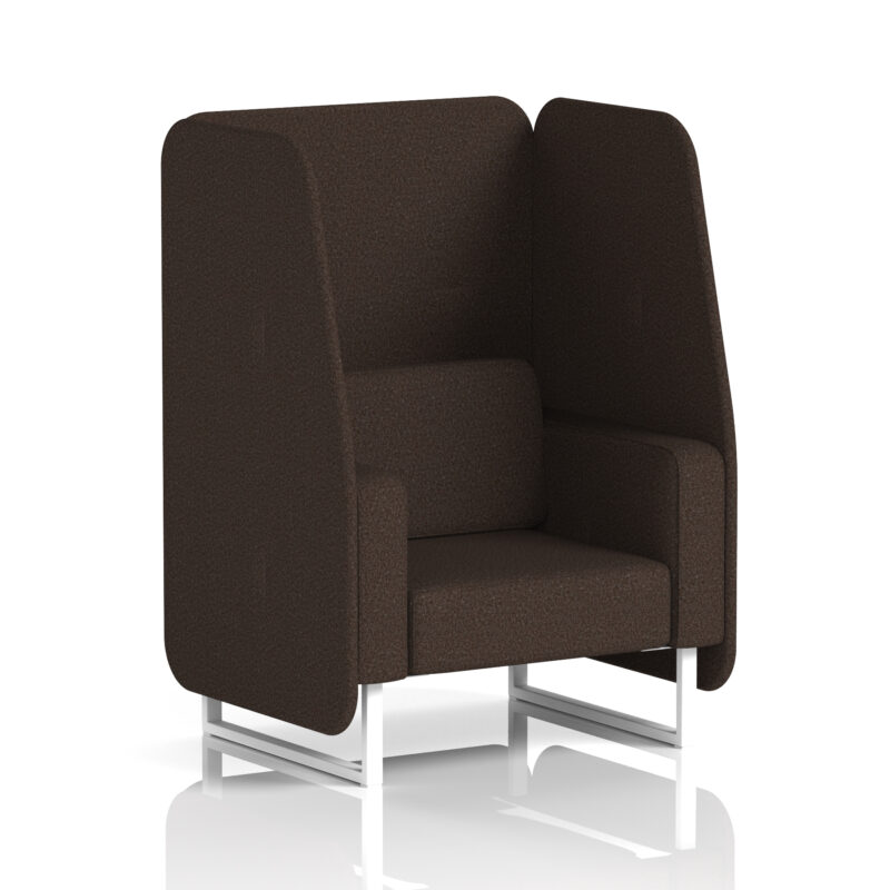 Greywood Open Booth With White Legs in Single Tone - Image 70