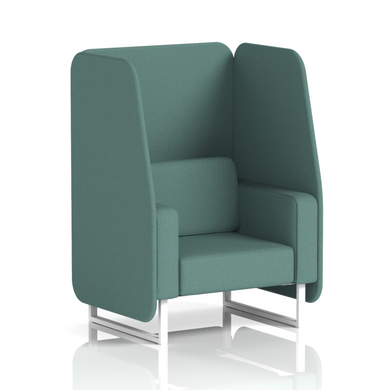Greywood Open Booth With White Legs in Single Tone - Image 73