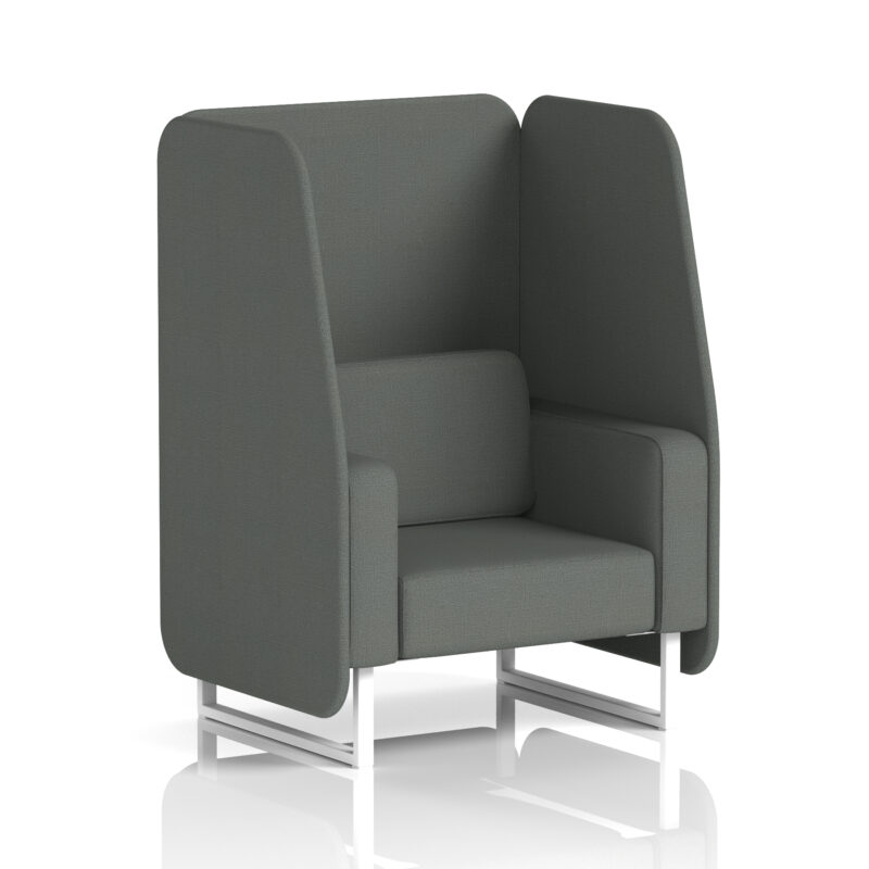 Greywood Open Booth With White Legs in Single Tone - Image 76