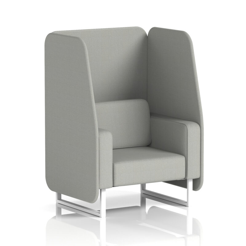 Greywood Open Booth With White Legs in Single Tone - Image 82