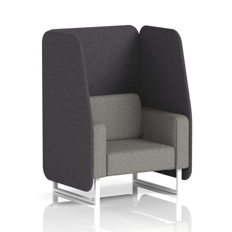 Greywood Open Booth With White Legs in Two Tone - Image 19