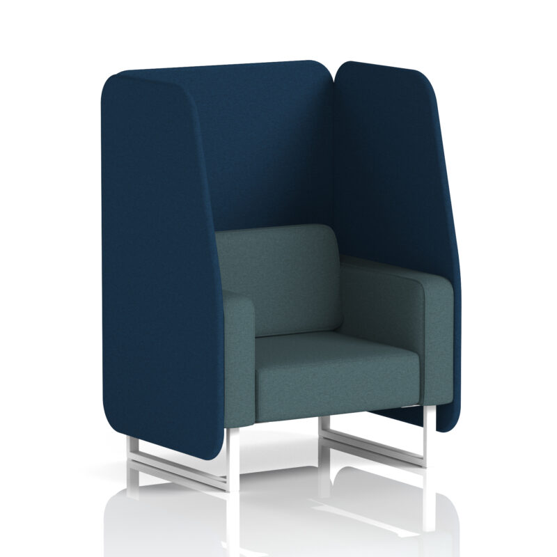 Greywood Open Booth With White Legs in Two Tone - Image 22