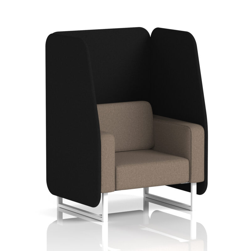 Greywood Open Booth With White Legs in Two Tone - Image 25
