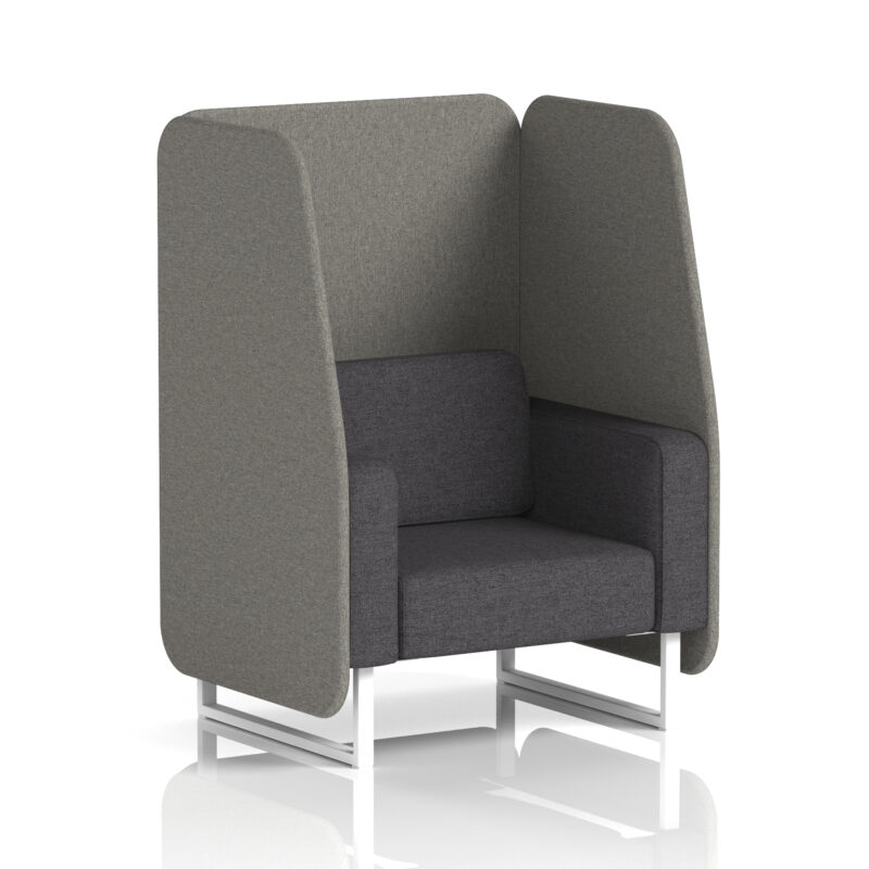 Greywood Open Booth With White Legs in Two Tone - Image 28