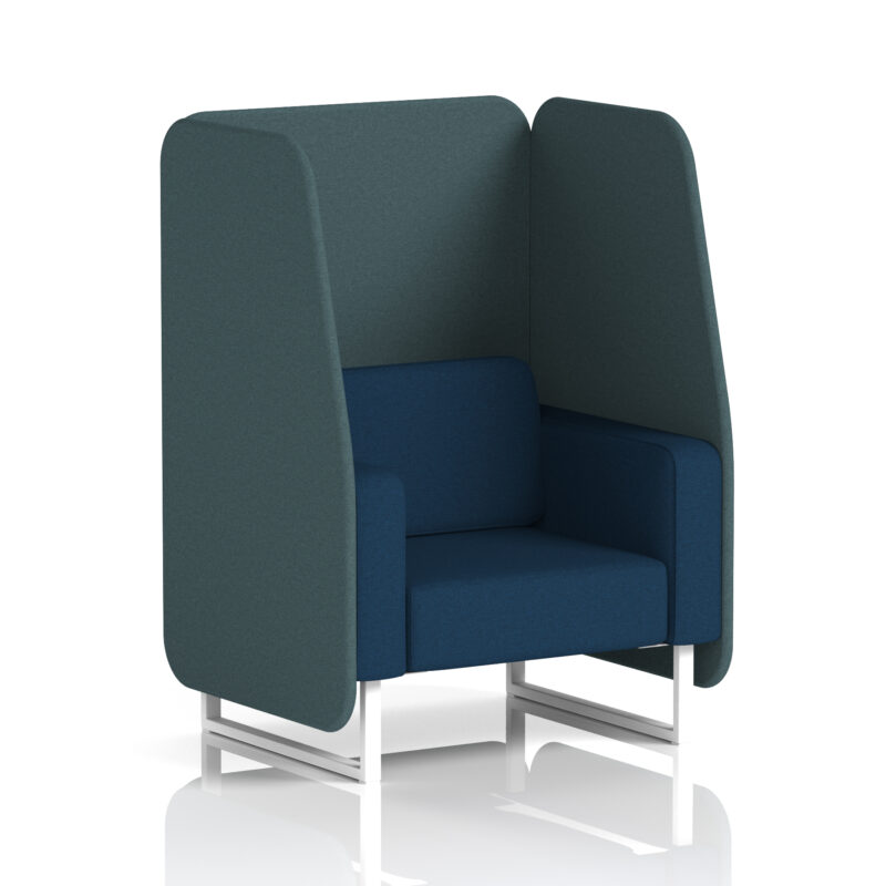 Greywood Open Booth With White Legs in Two Tone - Image 31