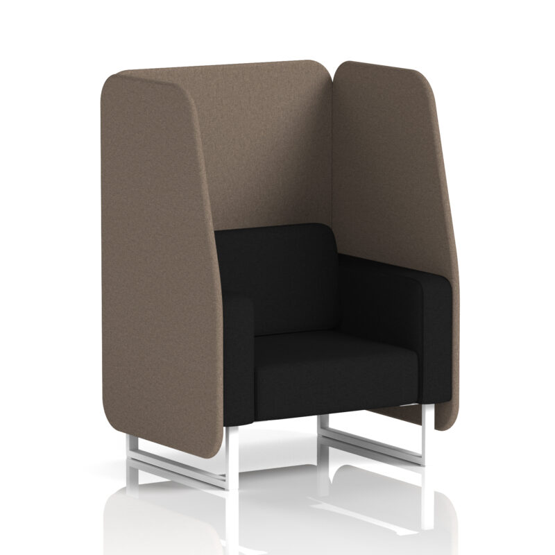 Greywood Open Booth With White Legs in Two Tone - Image 34