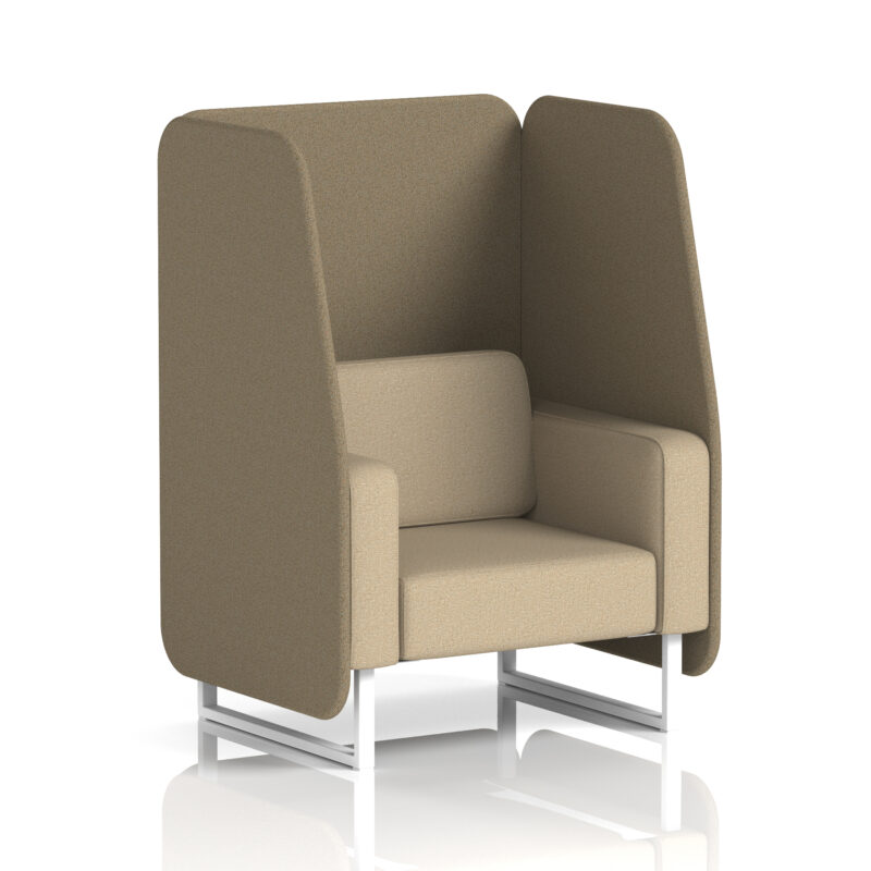 Greywood Open Booth With White Legs in Two Tone - Image 37