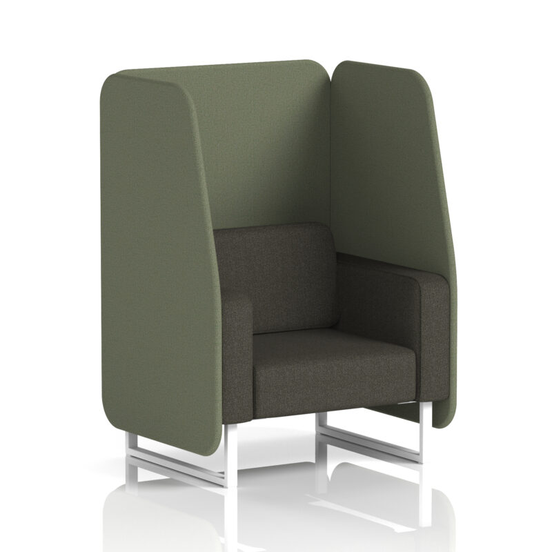 Greywood Open Booth With White Legs in Two Tone - Image 40