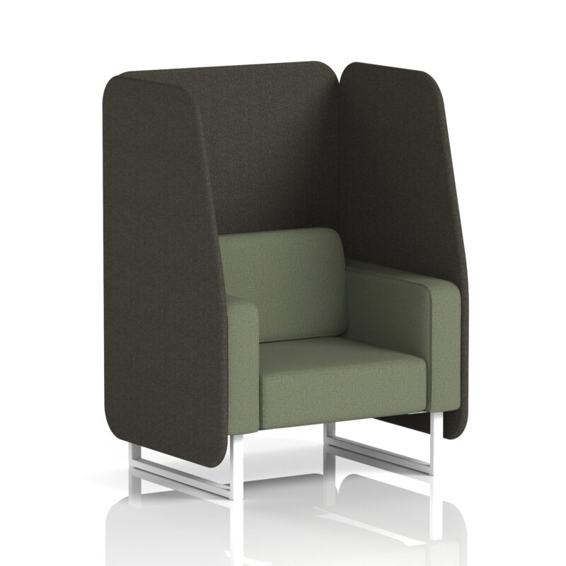 Greywood Open Booth With White Legs in Two Tone - Image 46