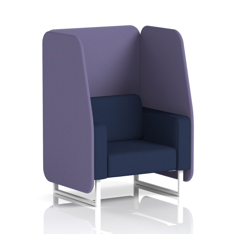 Greywood Open Booth With White Legs in Two Tone - Image 64