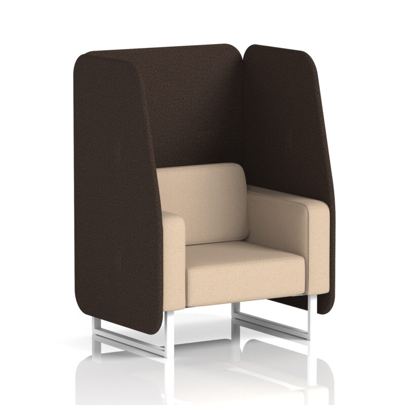 Greywood Open Booth With White Legs in Two Tone - Image 70