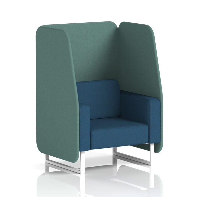 Greywood Open Booth With White Legs in Two Tone - Image 73