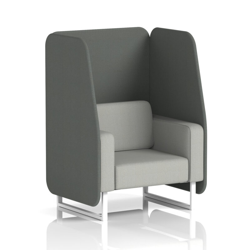 Greywood Open Booth With White Legs in Two Tone - Image 76