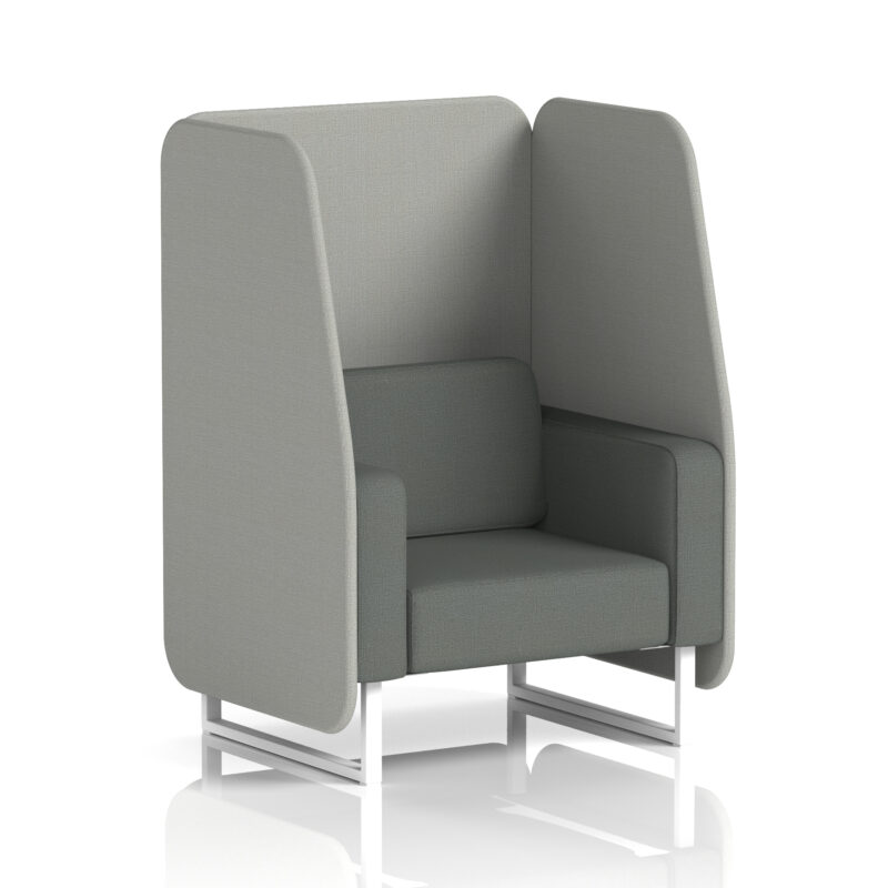 Greywood Open Booth With White Legs in Two Tone - Image 82