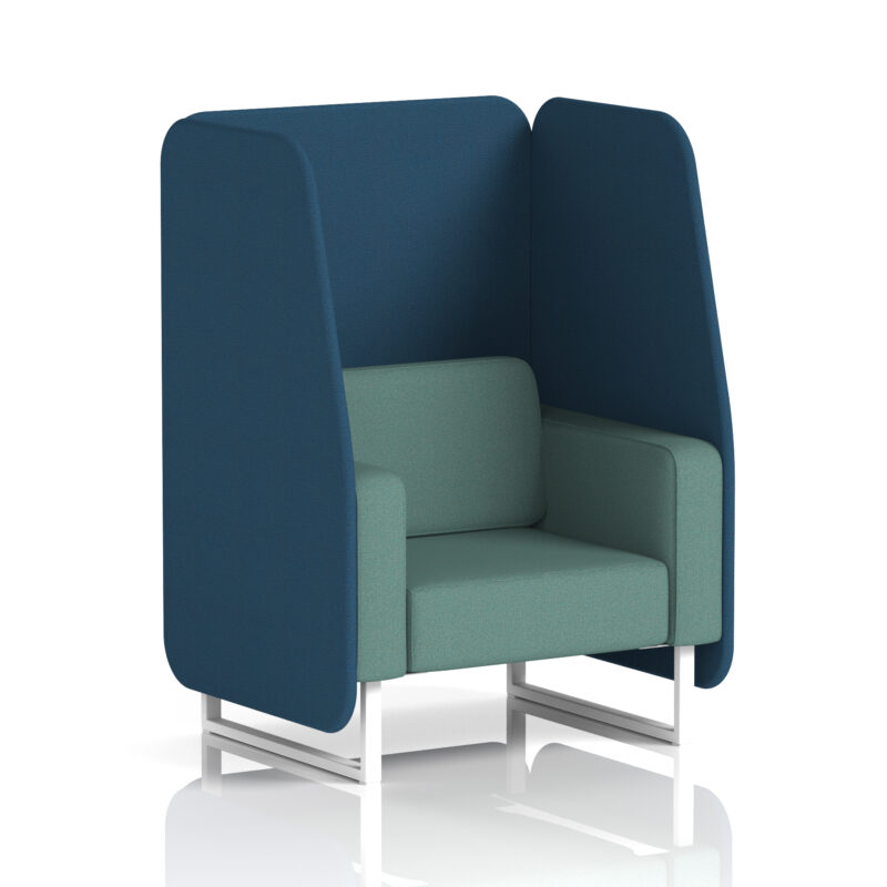 Greywood Open Booth With White Legs in Two Tone - Image 85