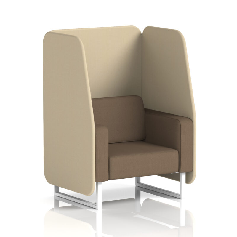 Greywood Open Booth With White Legs in Two Tone - Image 88