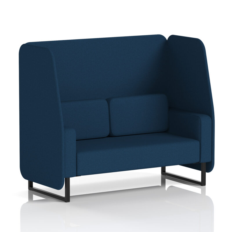 Greywood Open Booth With Black Legs in Single Tone - Image 23
