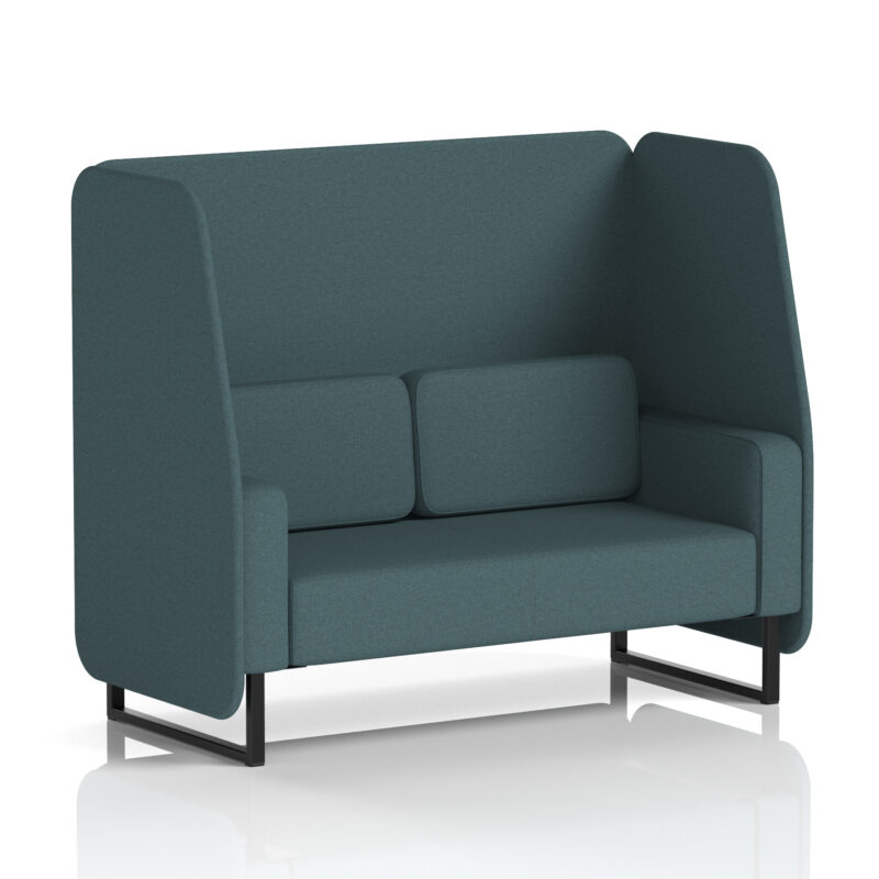 Greywood Open Booth With Black Legs in Single Tone - Image 32