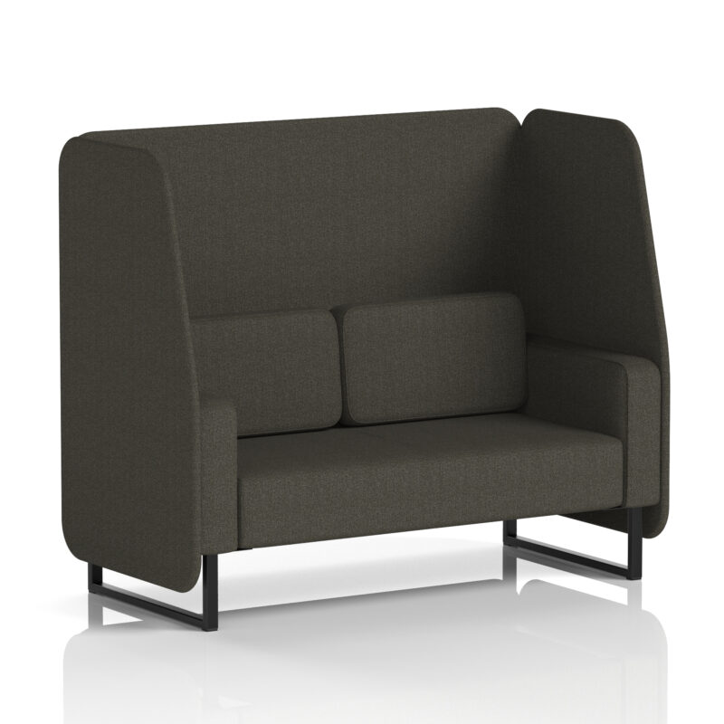 Greywood Open Booth With Black Legs in Single Tone - Image 47