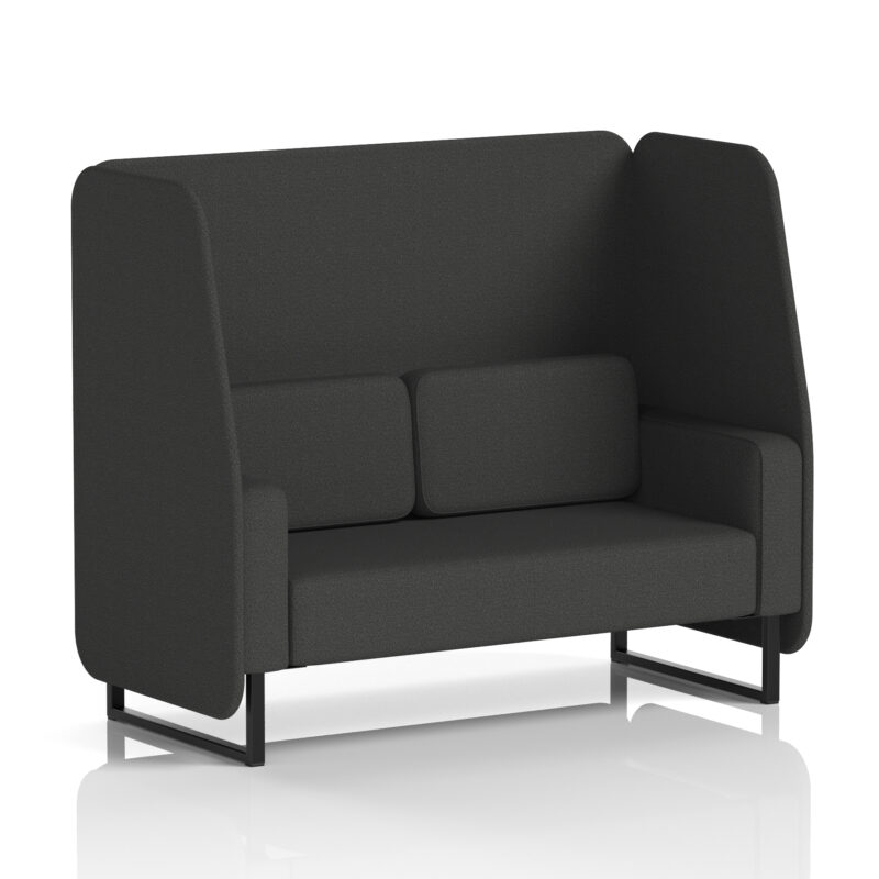 Greywood Open Booth With Black Legs in Single Tone - Image 62