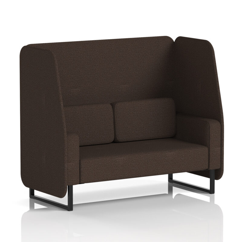 Greywood Open Booth With Black Legs in Single Tone - Image 71