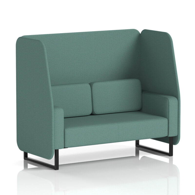 Greywood Open Booth With Black Legs in Single Tone - Image 74