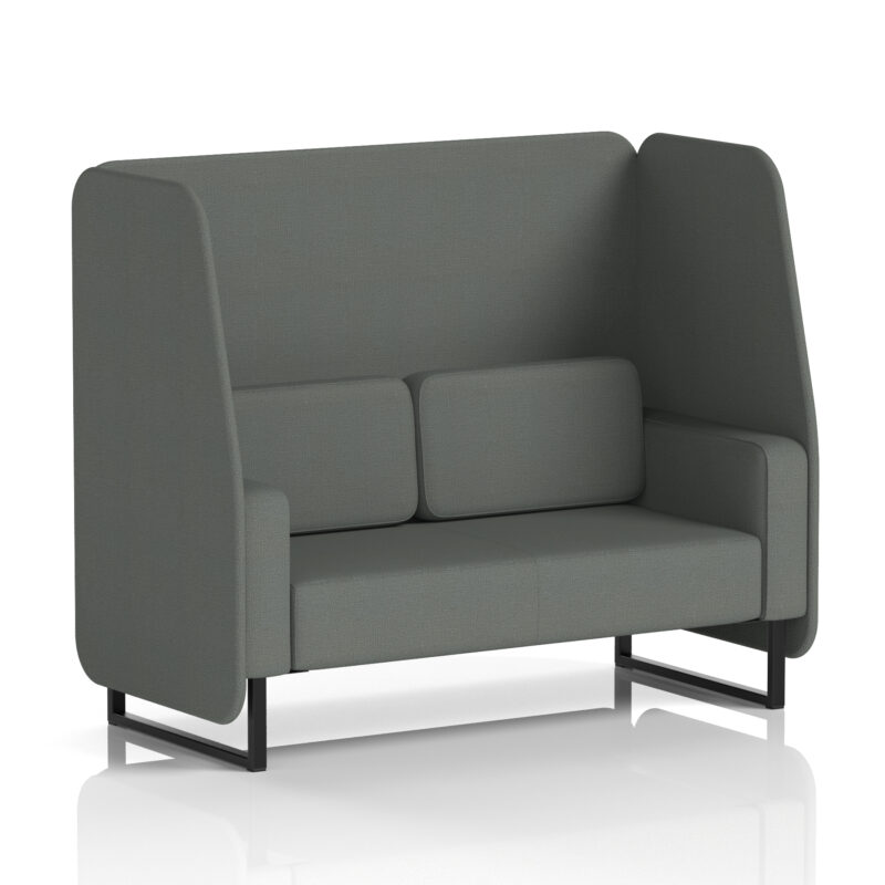 Greywood Open Booth With Black Legs in Single Tone - Image 77