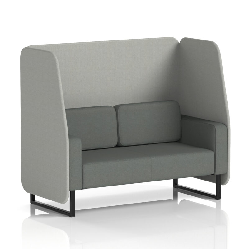 Greywood Open Booth With Black Legs in Two Tone - Image 83