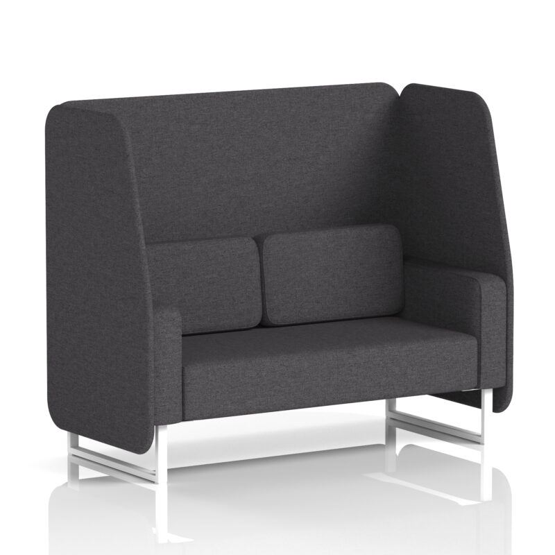 Greywood Open Booth With White Legs in Single Tone - Image 20